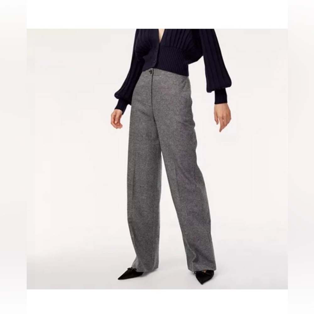 Wilfred High Rise Black & White Wool Checkered Pants